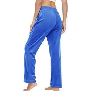 D&D Lifestyle blue cotton-blend pullon stretch pants Size 1X 78% Cotton NWOT